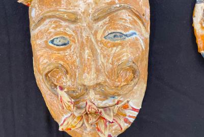 Projekt Linky umění, Masky života,  keramika, vedla A. Koláčková