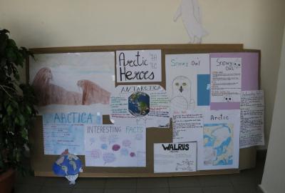 7.ročník anglický jazyk, projekt "The Arctic Heroes"