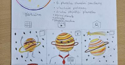 Sluneční soustava na sociálních sítích (6. A, 6. B)