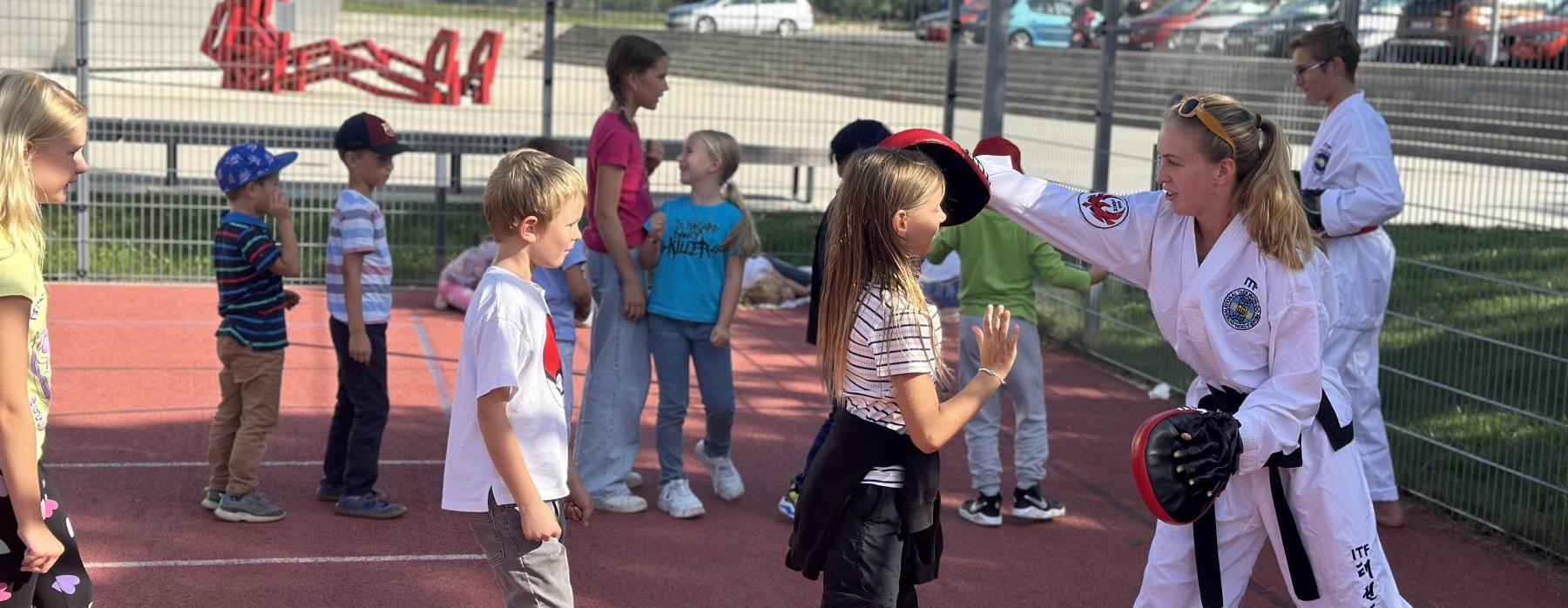 Taekwondo u nás v družině