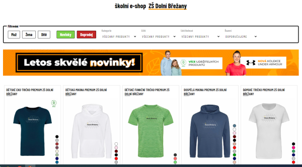 Školní e-shop otevřen, tentokrát až do konce školního roku!