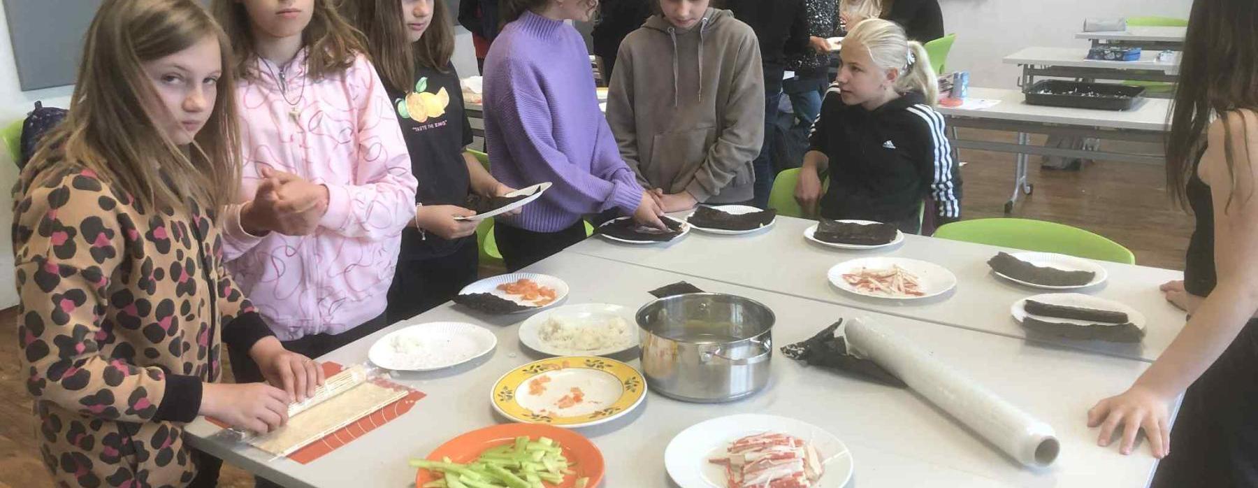 Třídní den se sushi workshopem