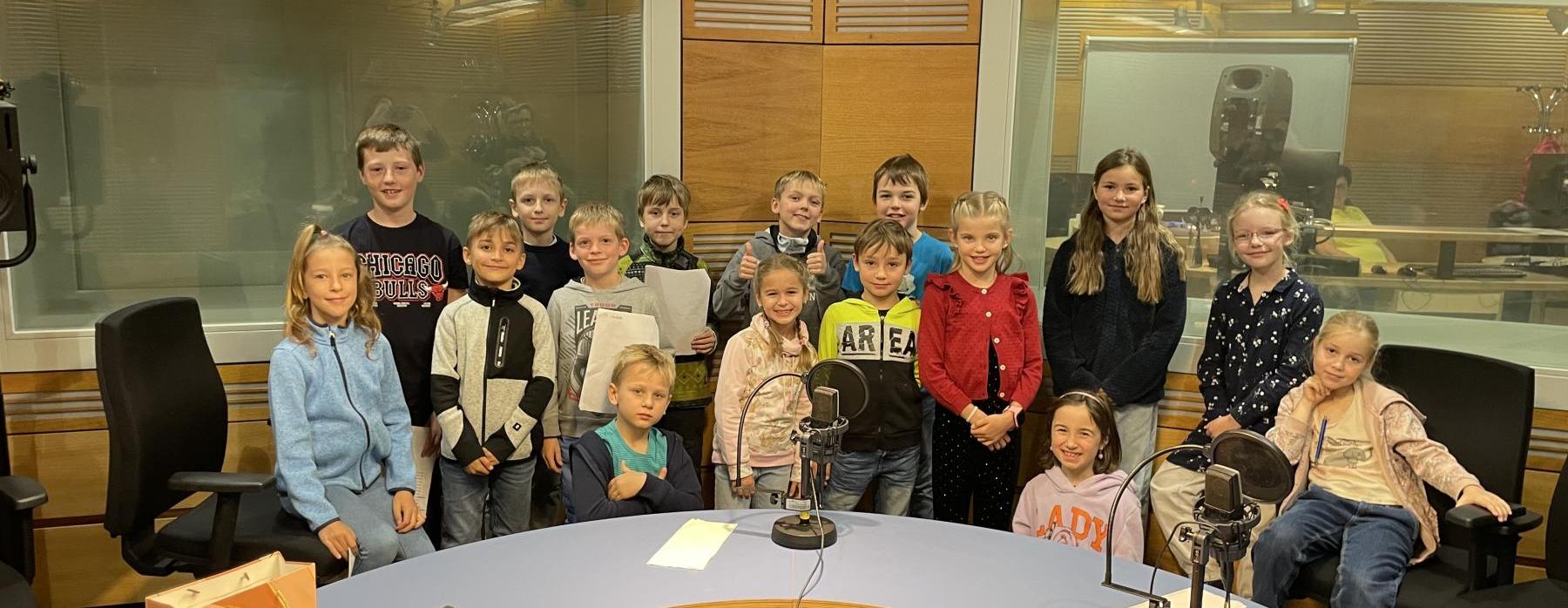 Návštěva Českého rozhlasu s třídou 3. C