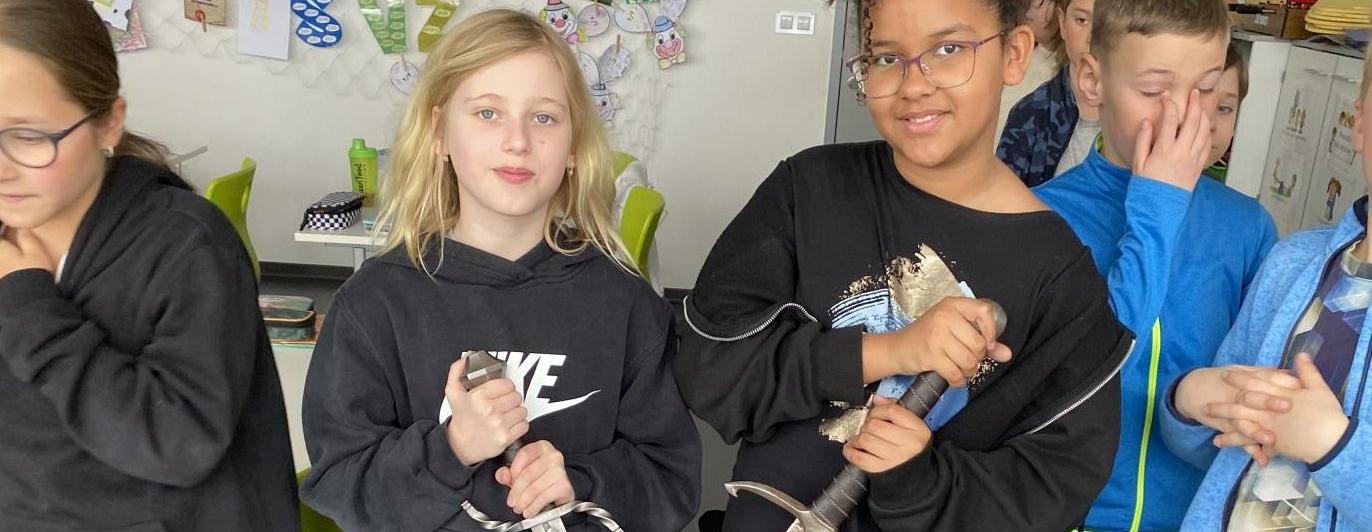 Návštěva šermíře (4.B)