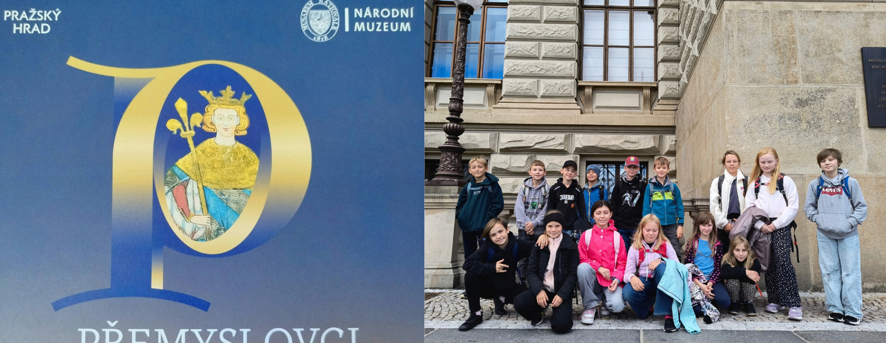Na výstavě Přemyslovci v Národním muzeu (5. C)